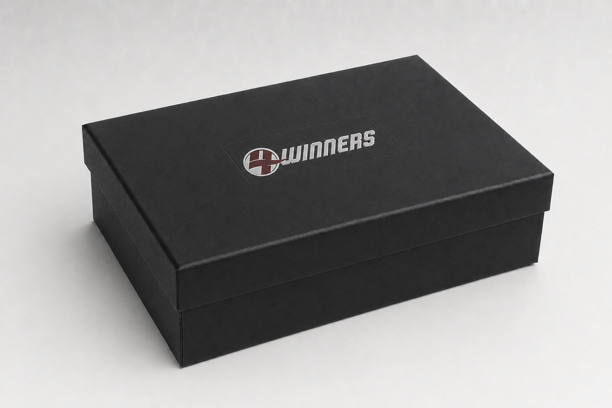 Custom Gift Box - Black with 4Winners logo
