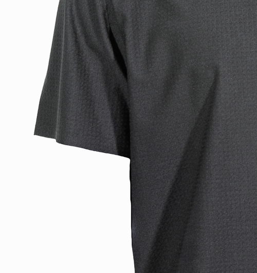 GOLeisure Performance Polo sleeve and fabric texture detail