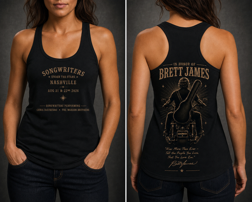 Songwriters Under The Stars bundle option - Ladies Tank Top